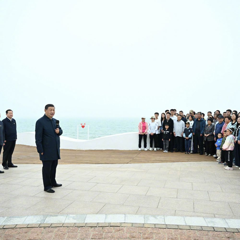 习近平在山东日照市考察调研