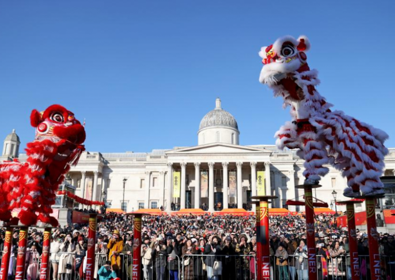 英国伦敦举行春节庆祝活动