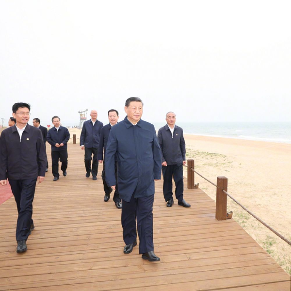 习近平在山东日照市考察调研