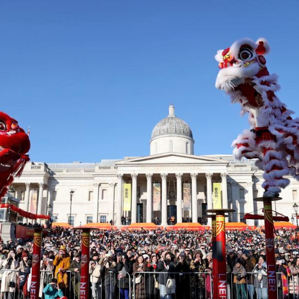 英国伦敦举行春节庆祝活动