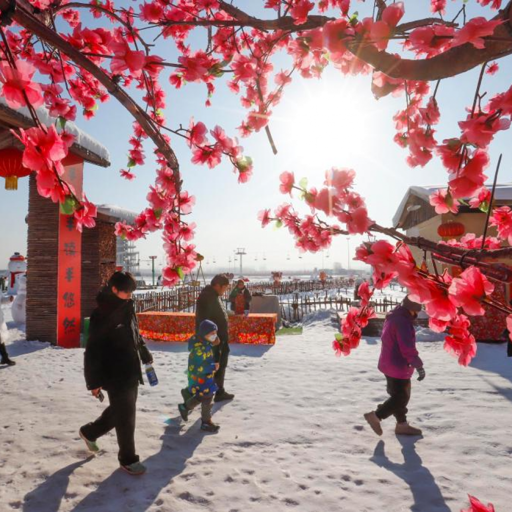 河北遵化：“冰雪热”带动冬季旅游经济