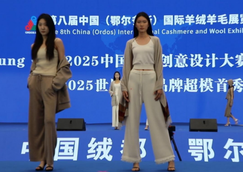 时尚大咖的羊绒秀，超模们带来潮流风暴！