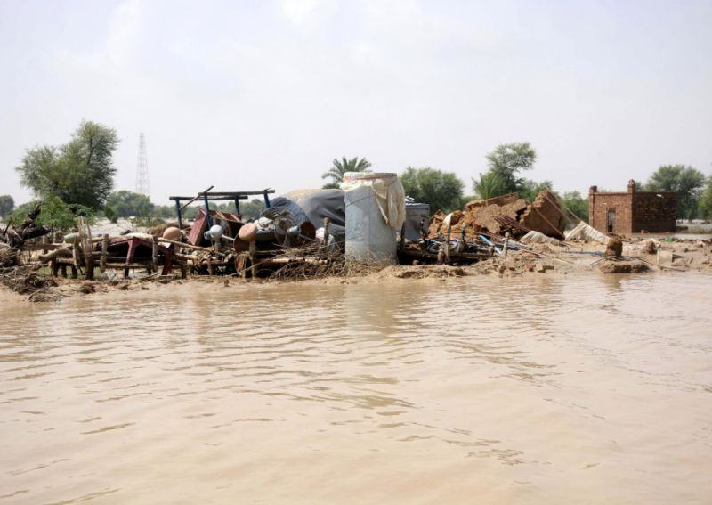 巴基斯坦一周来暴雨灾害已致87人死亡