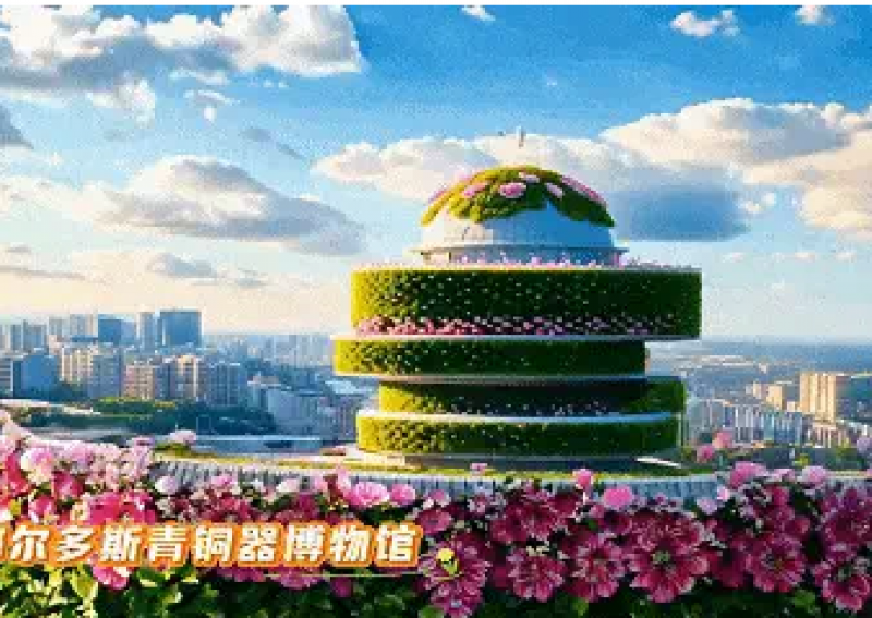 春和景明，万物生花！爱（AI）了，暖城鄂尔多斯的春日浪漫