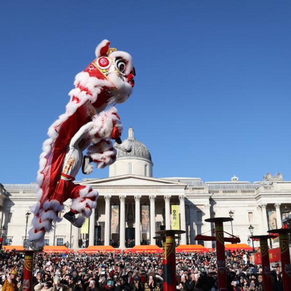 英国伦敦举行春节庆祝活动