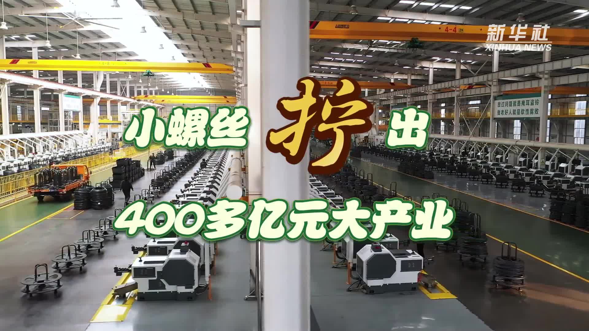 中国经济样本观察·“镇”了不起｜这里产“工业之米”：小螺丝“拧”出400多亿元大产业