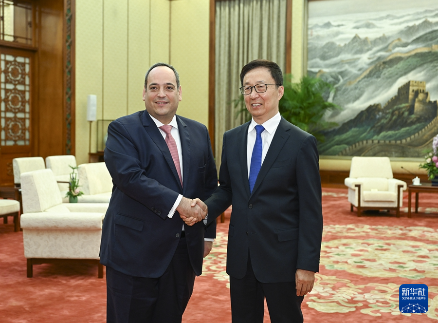韩正会见国际展览局秘书长科肯切斯